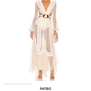 PatBo Women's Cream Beach Dress